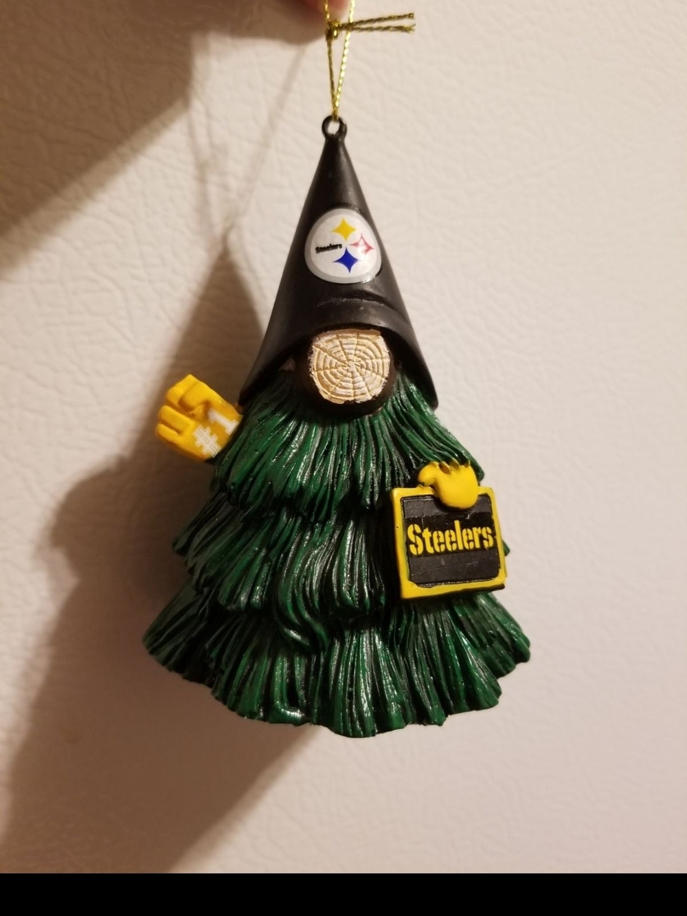 Pittsburgh Steelers Gnome Ornament.